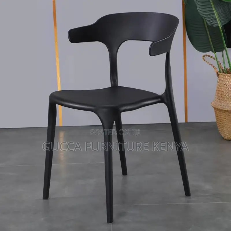 Multi-Purpose Stackable Armless Plastic Dining Chair