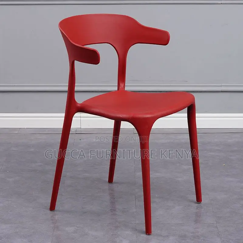 Multi-Purpose Stackable Armless Plastic Dining Chair