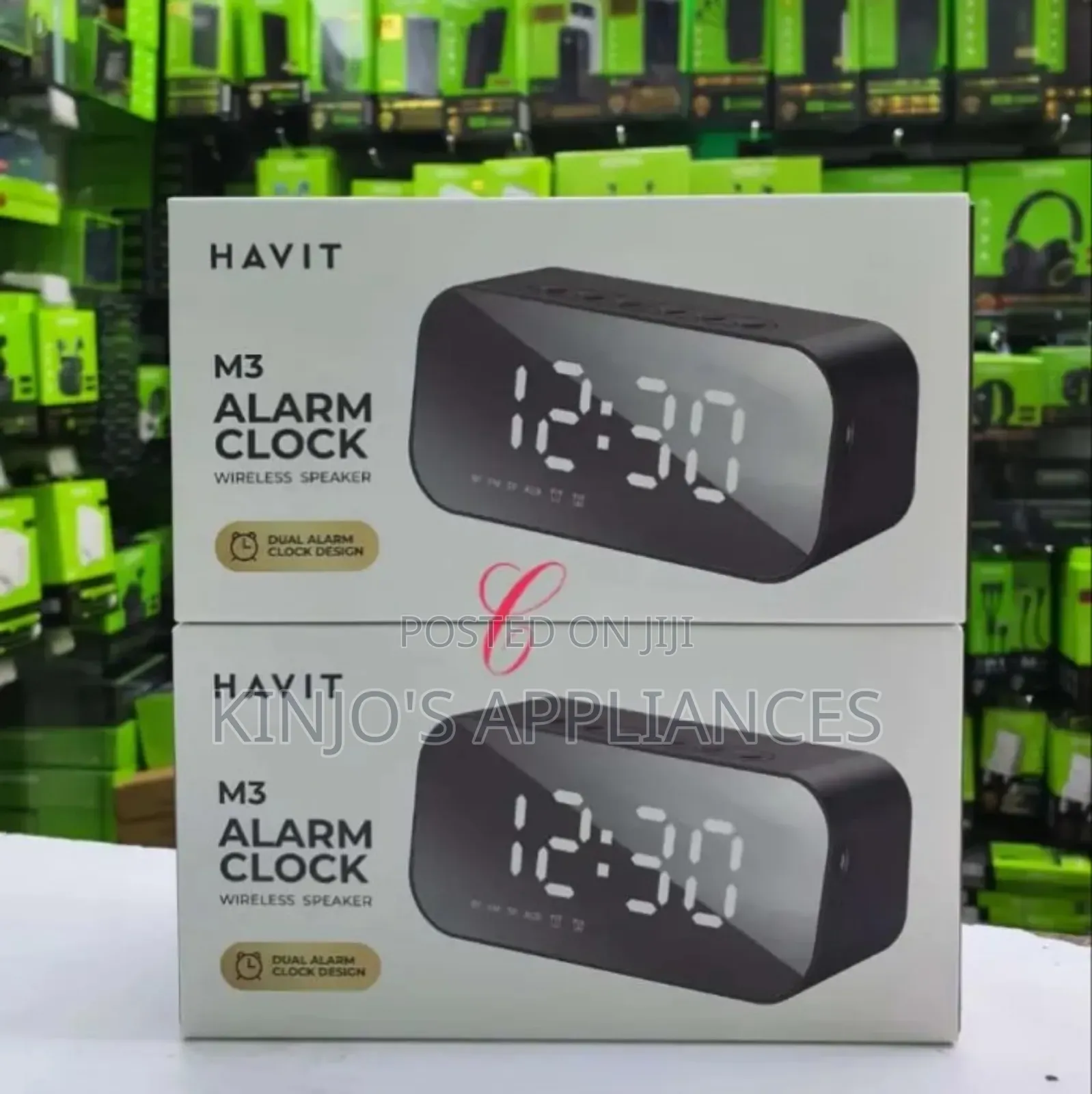 Havit M3 Alarm Clock Wireless Speaker