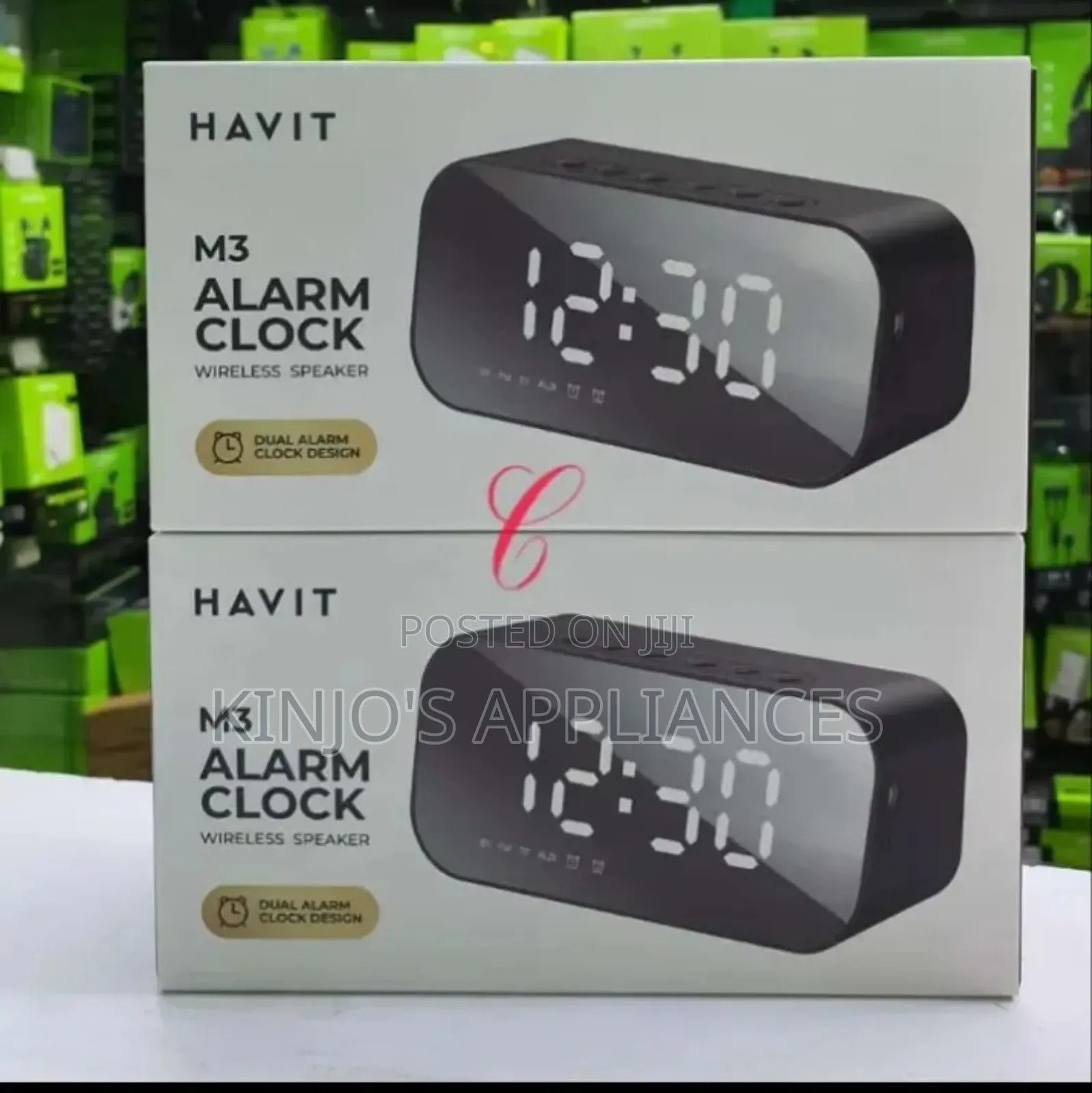 Havit M3 Alarm Clock Wireless Speaker