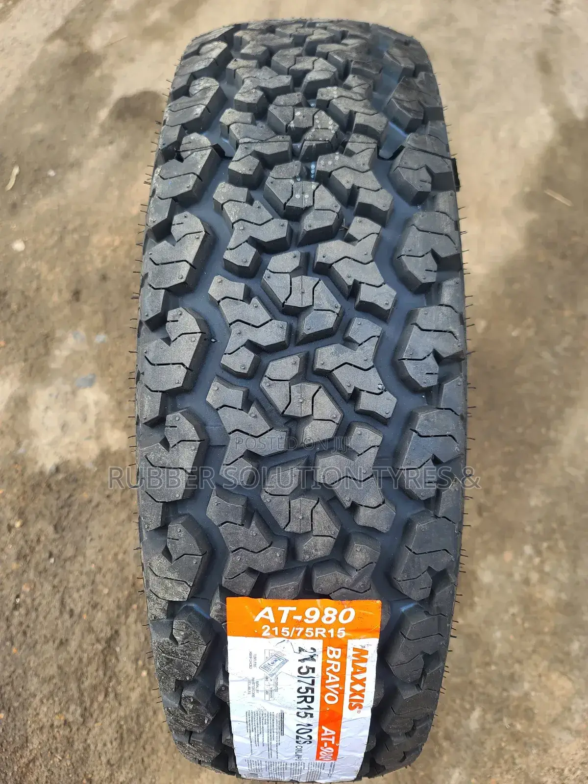 215 /75 R15 Maxxis Tyres Bravo a/T-980 All-Terrain