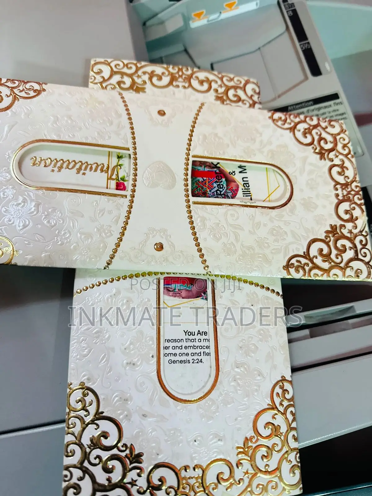 Stylish Engagement Wedding Card Printing