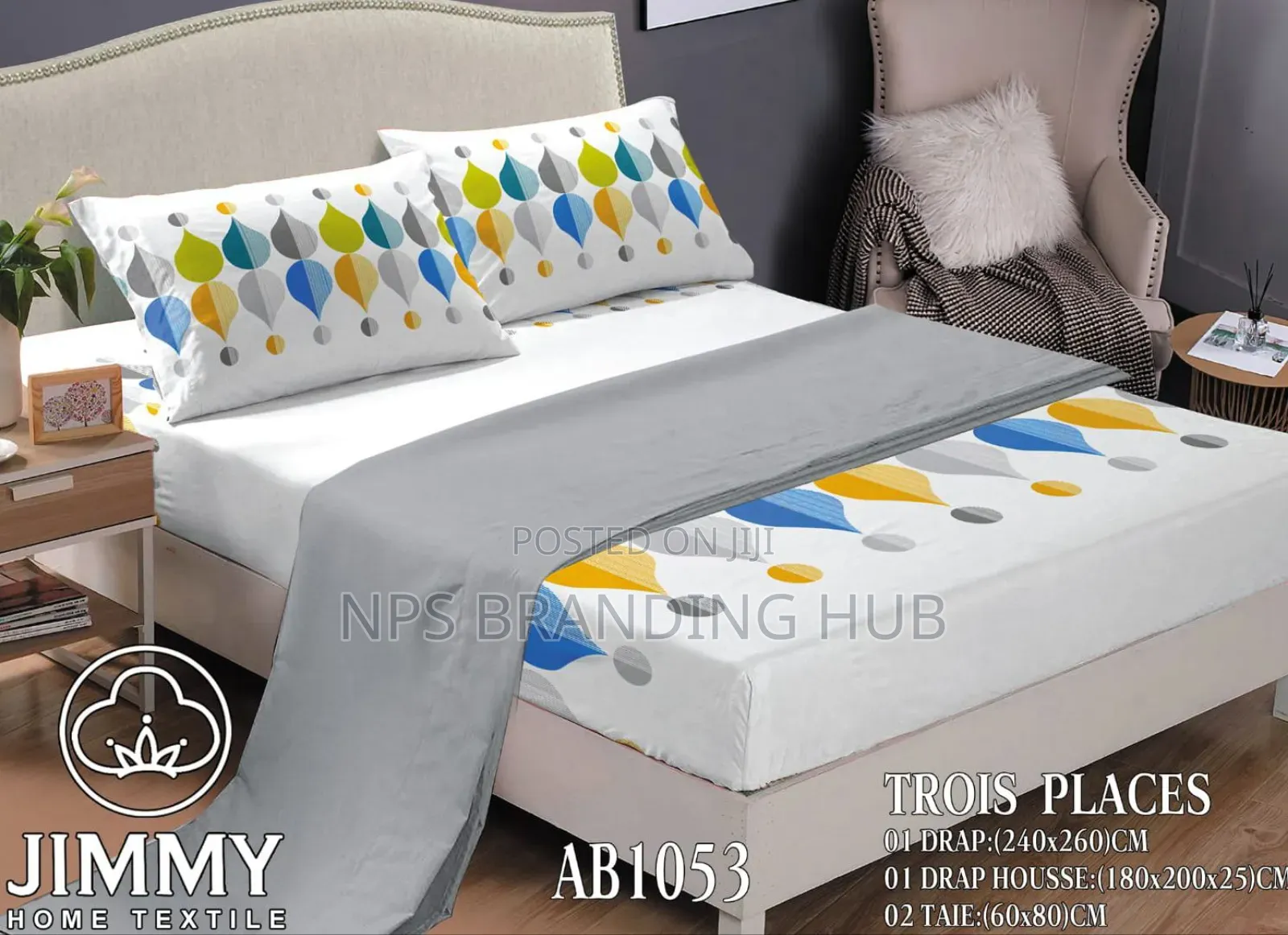 (6pc) Fitted Mix and Match Cotton Bedsheets 6*6/6*7 Sk