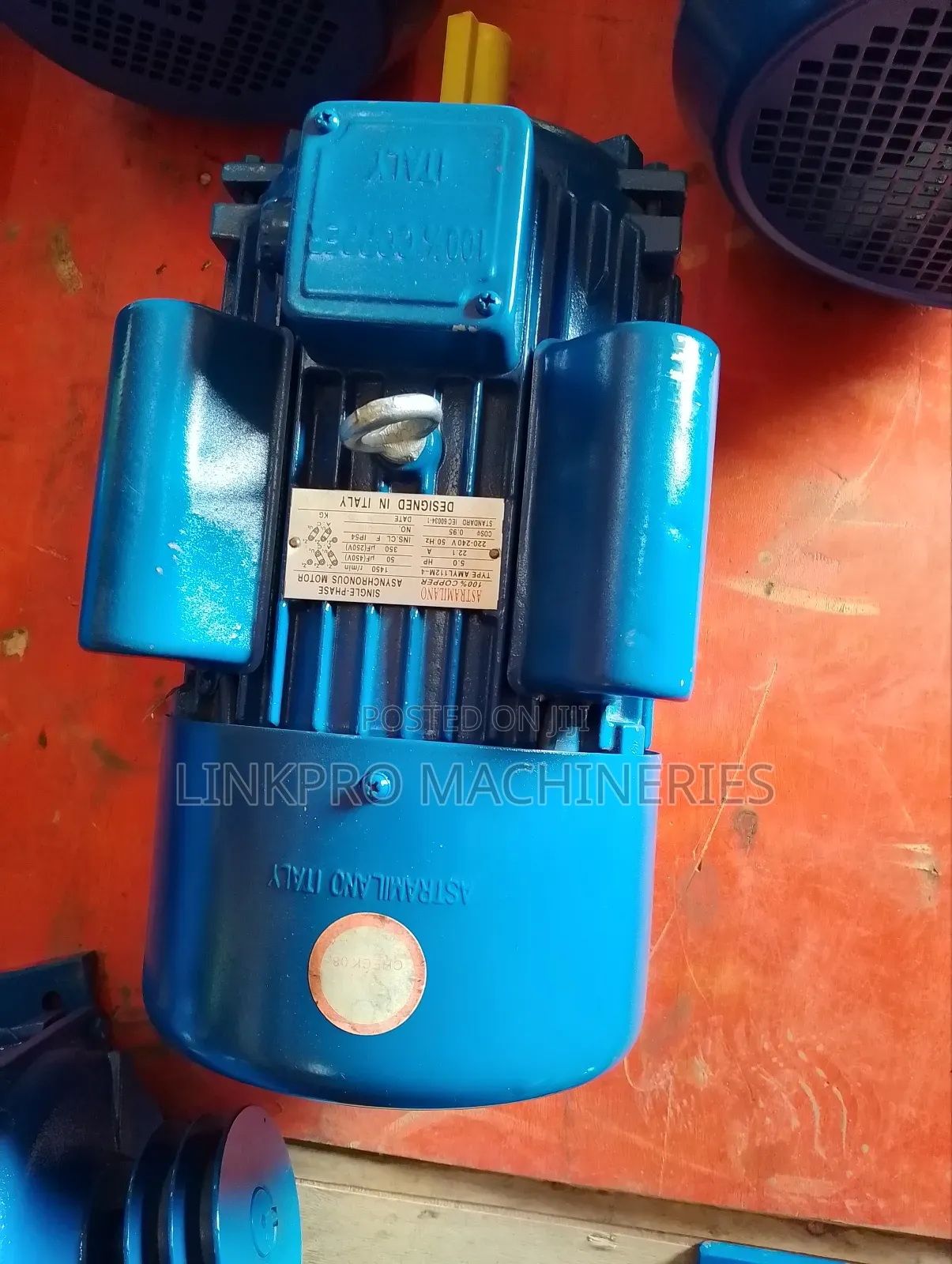 5hp Astramillano Single Phase Motor