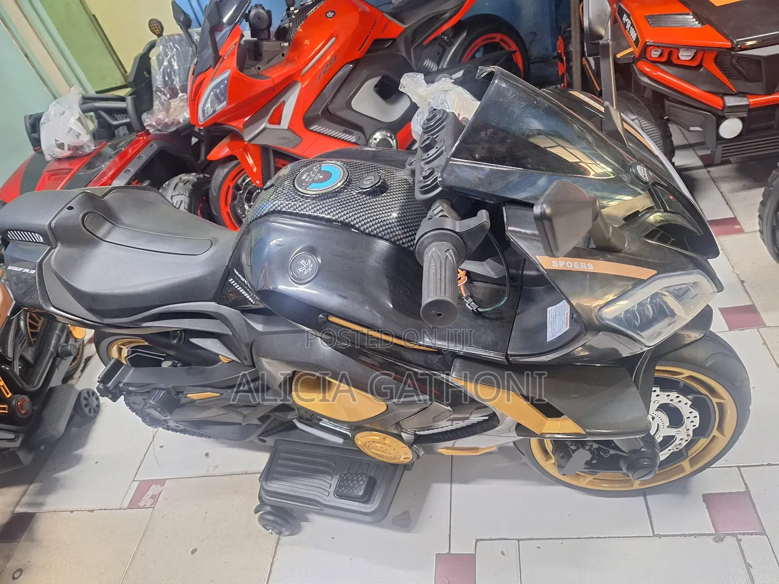 Kids Big Electric Bike With Melodies