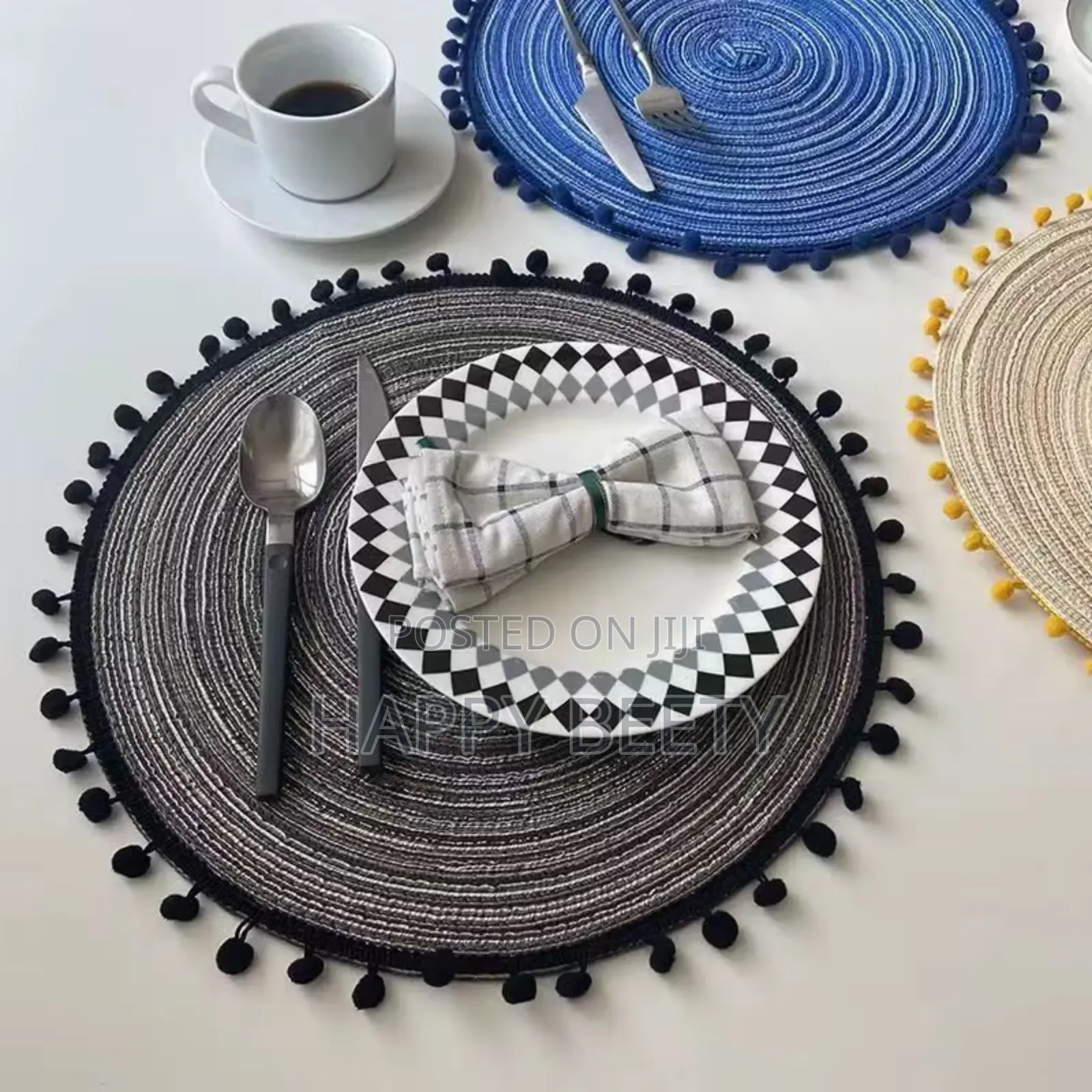 6pcs Round Table Placemats
