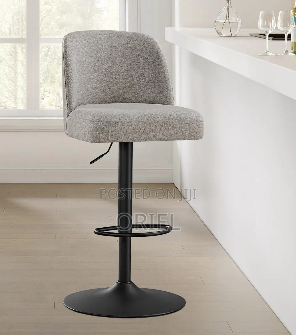 Home Chairs:- Swivel Height-Adjustable Kitchen Stool