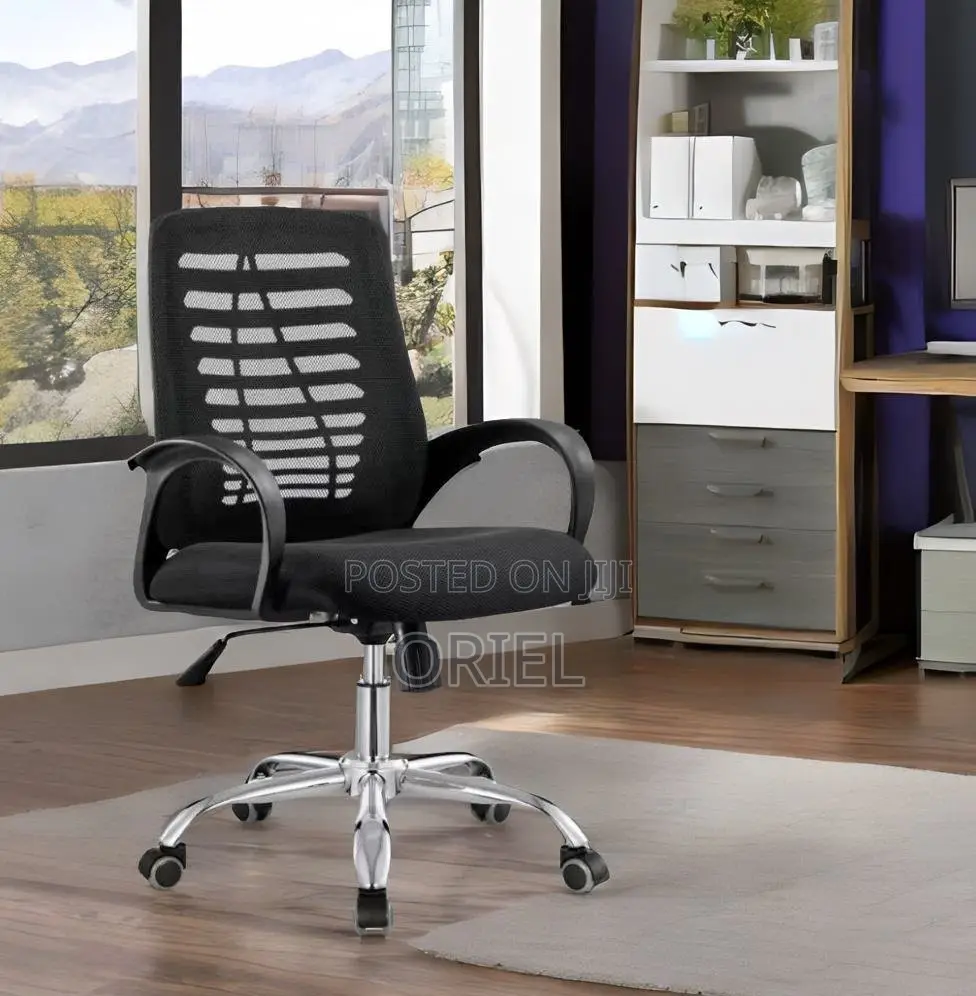 Medium-Back Office Chair:- High Back Strong Mesh Office Chair