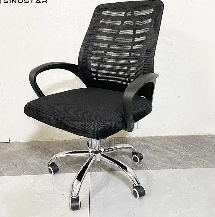 Medium-Back Office Chair:- High Back Strong Mesh Office Chair