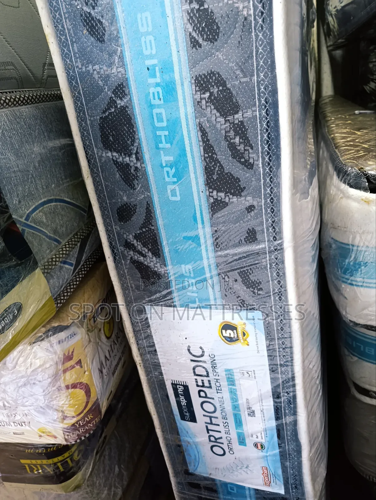 Orthopedic Super Spring Mattresses (5yrs Warranty) + Free Delivery.