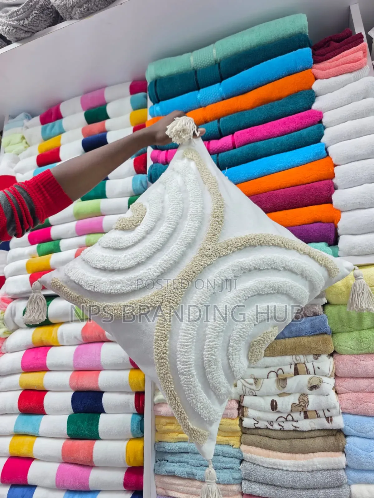 Tufted/Boho Throw Pillow Covers With Tassels Size:45*45cm Sk