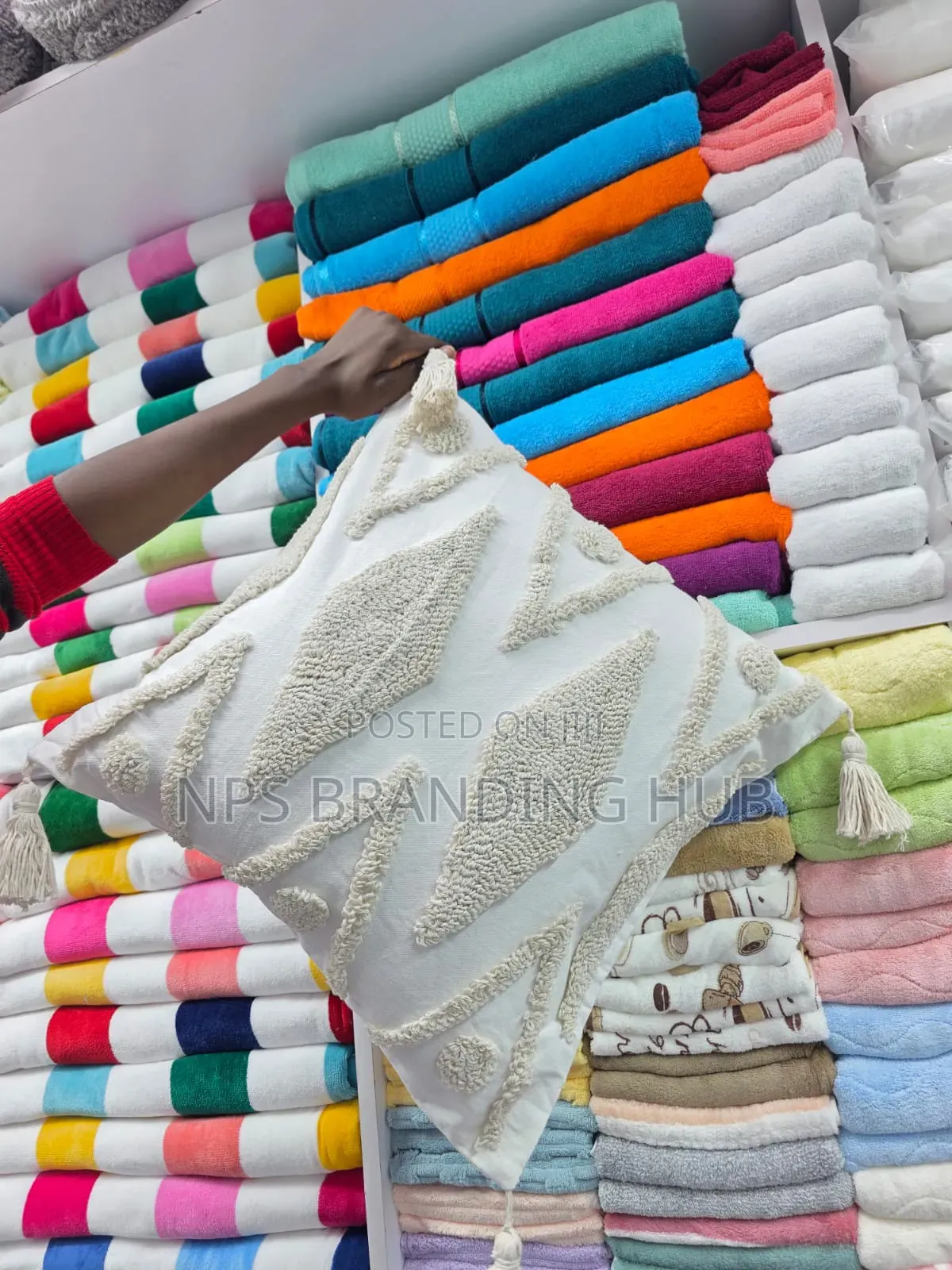 Tufted/Boho Throw Pillow Covers With Tassels Size:45*45cm Sk