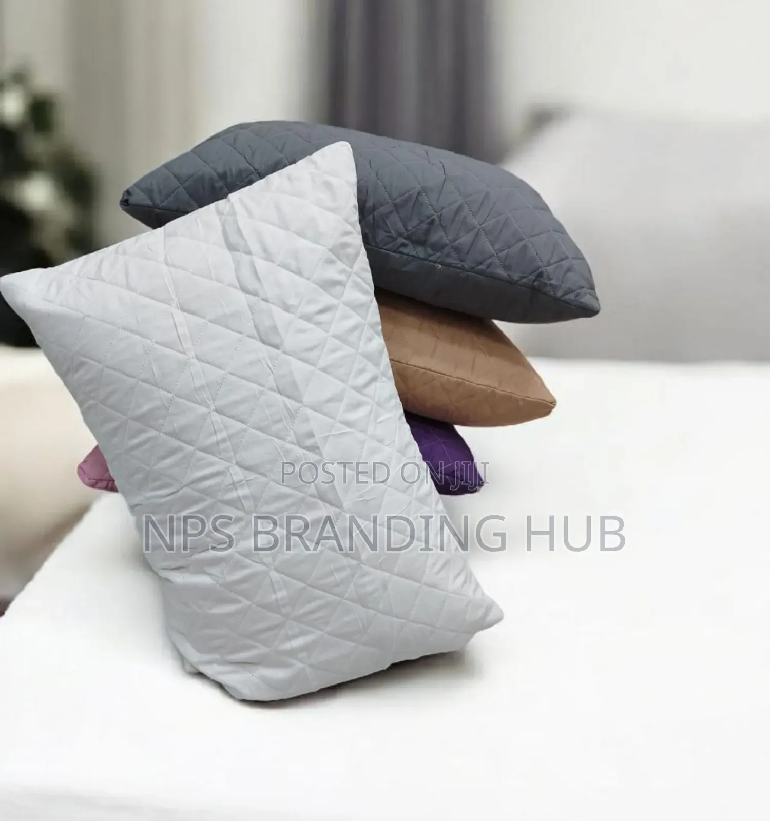 Quilted Water Proof Pillow Protector Size: 50*70cm Per Pair Sk