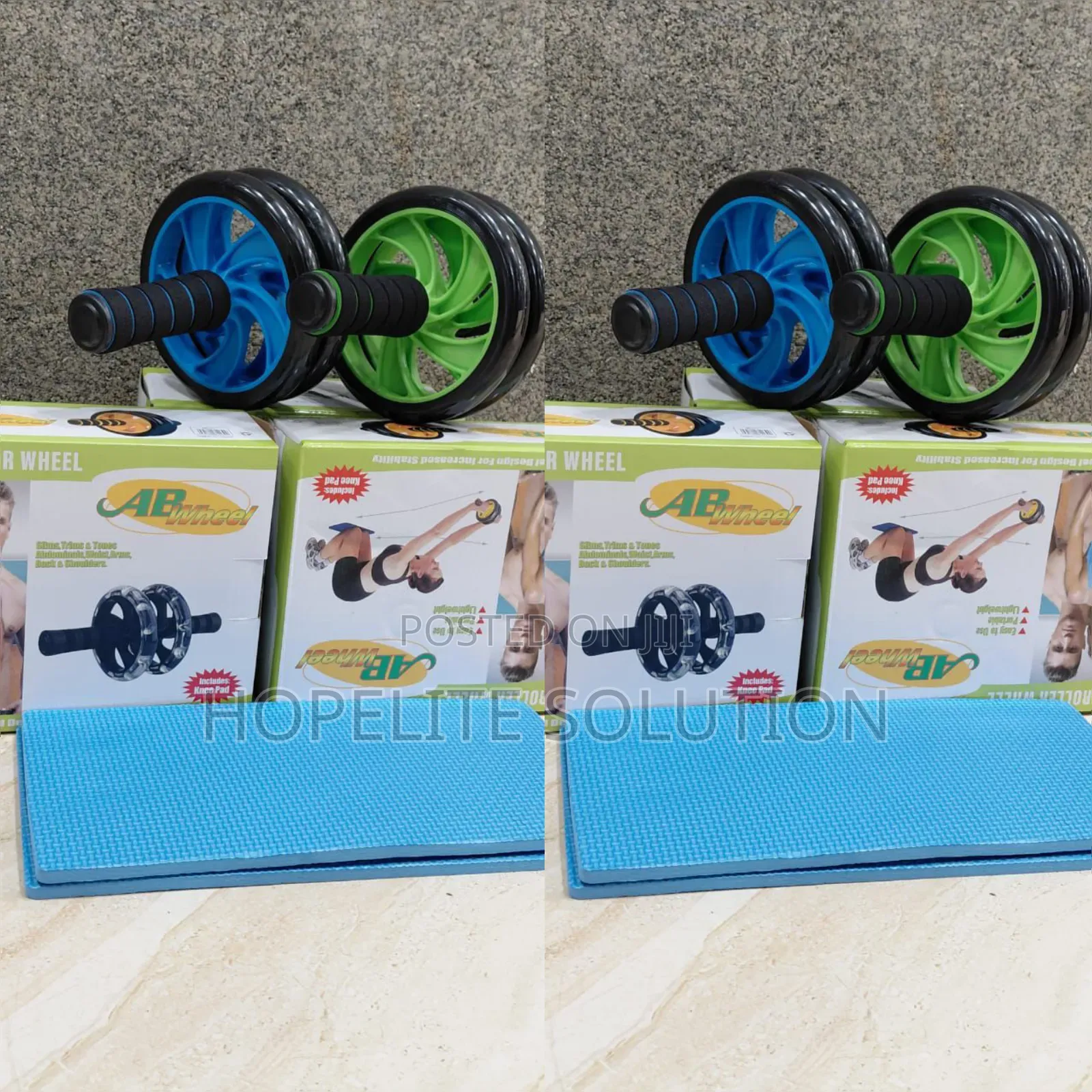 Abs Roller and Mat