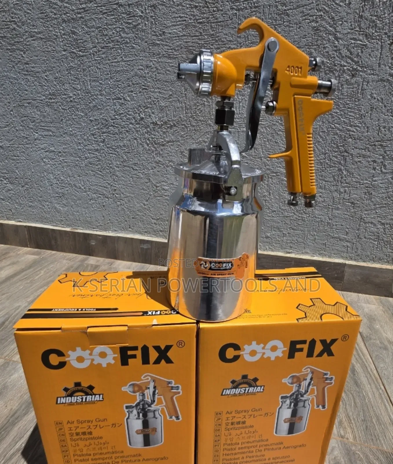 Coofix Spray Gun 1000cc Capacity/Heavy Duty Pain Sprayer