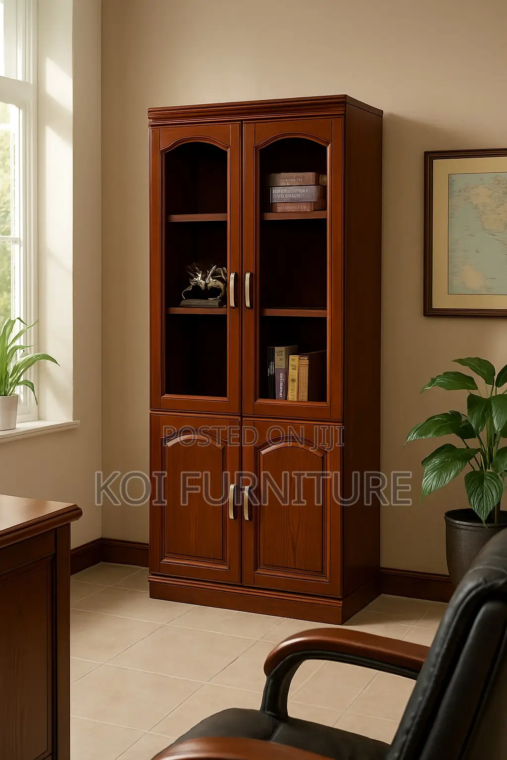 Office Cabinet : 2-Door Storage Filing Cabinet