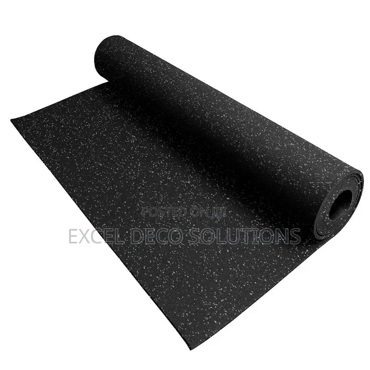 Heavy Duty Blue Speckled Rubber Mat for Commercial Gym Flooring