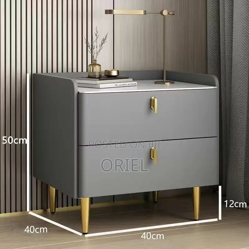Home /Office Cabinet : Luxury Home 2-Drawer Nightstand Cabinet