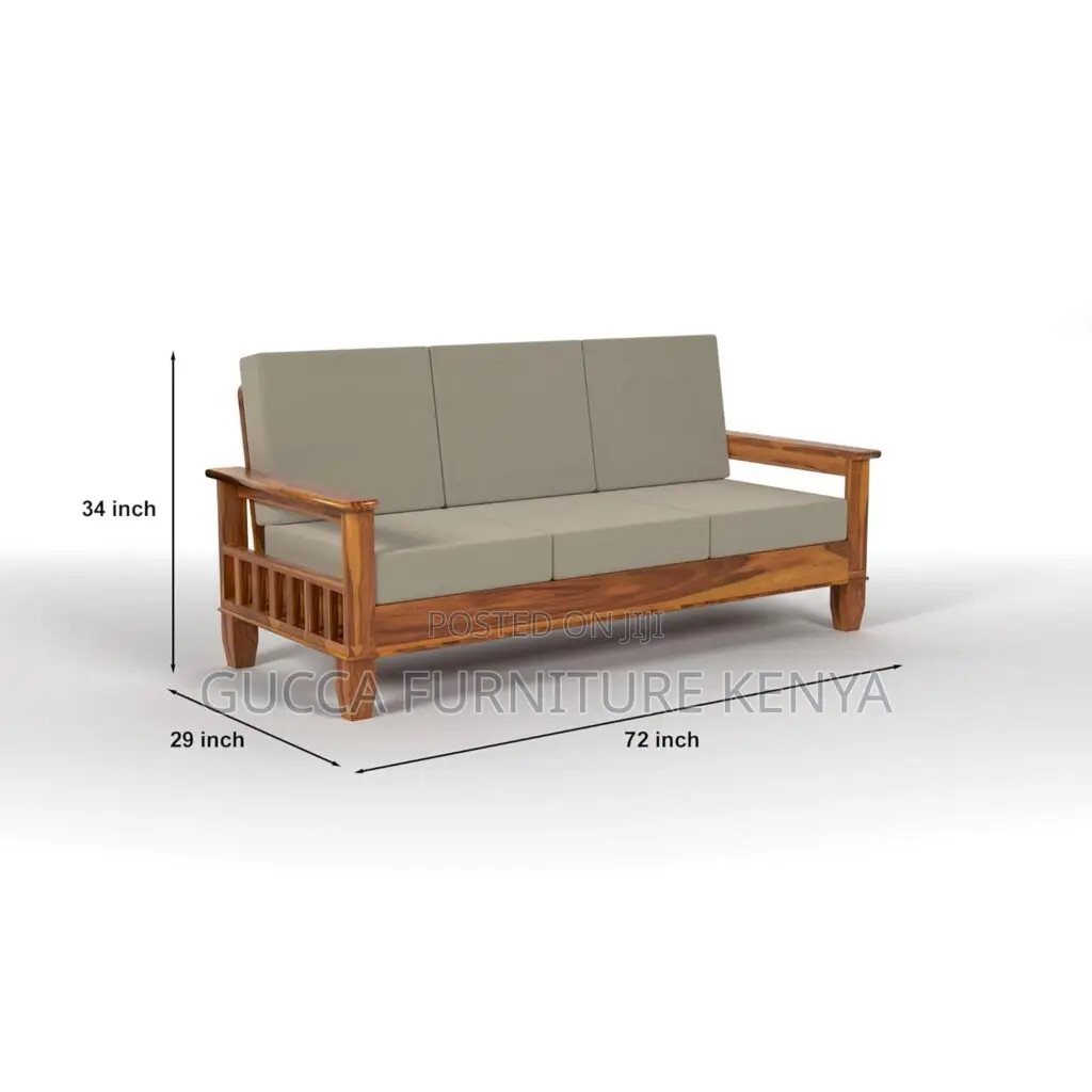 5-Seater Cushioned Office Reception Sofa Set