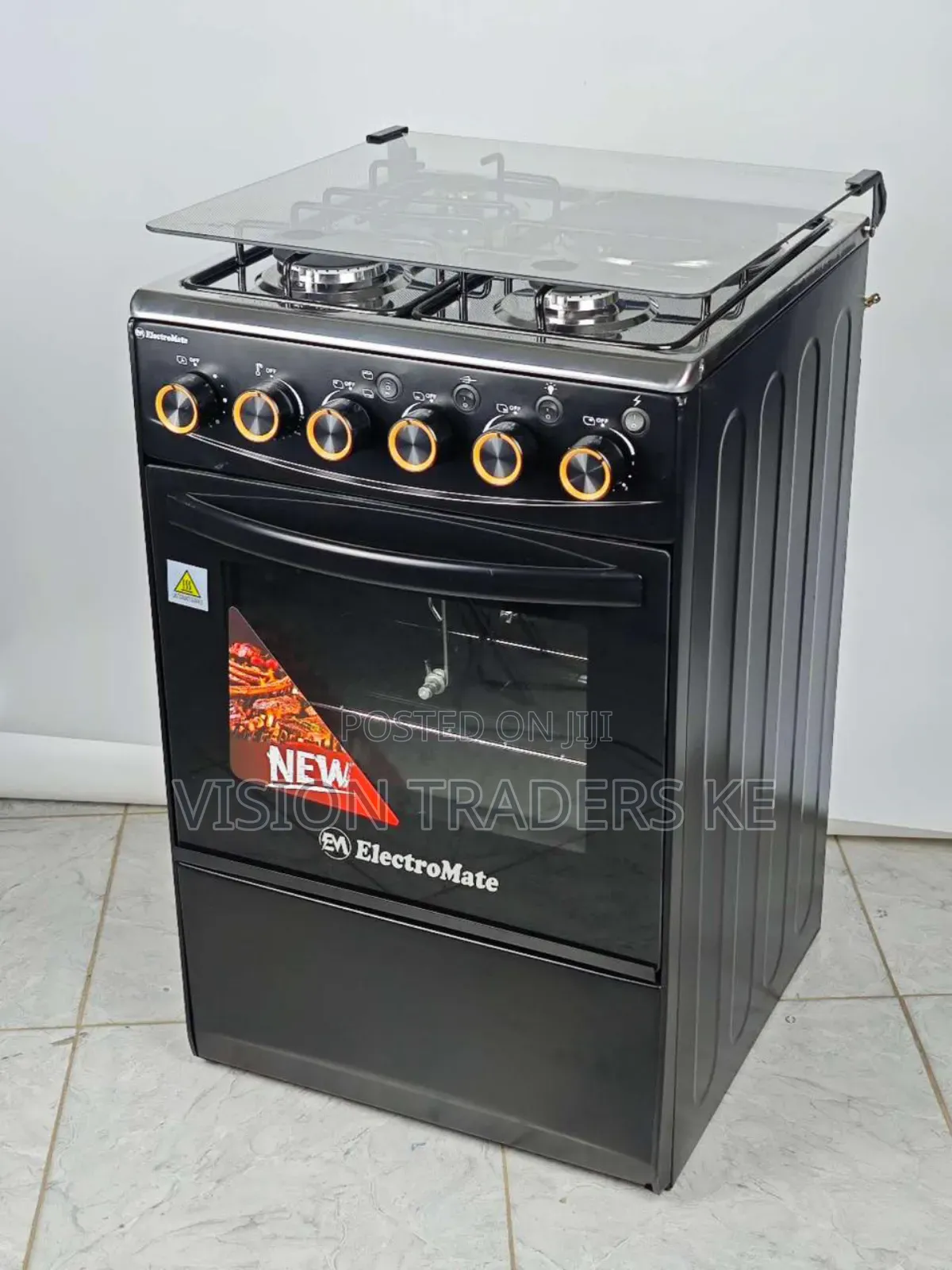 Electromate 50*55 3+1 Standing Cooker Electric Oven and Timer