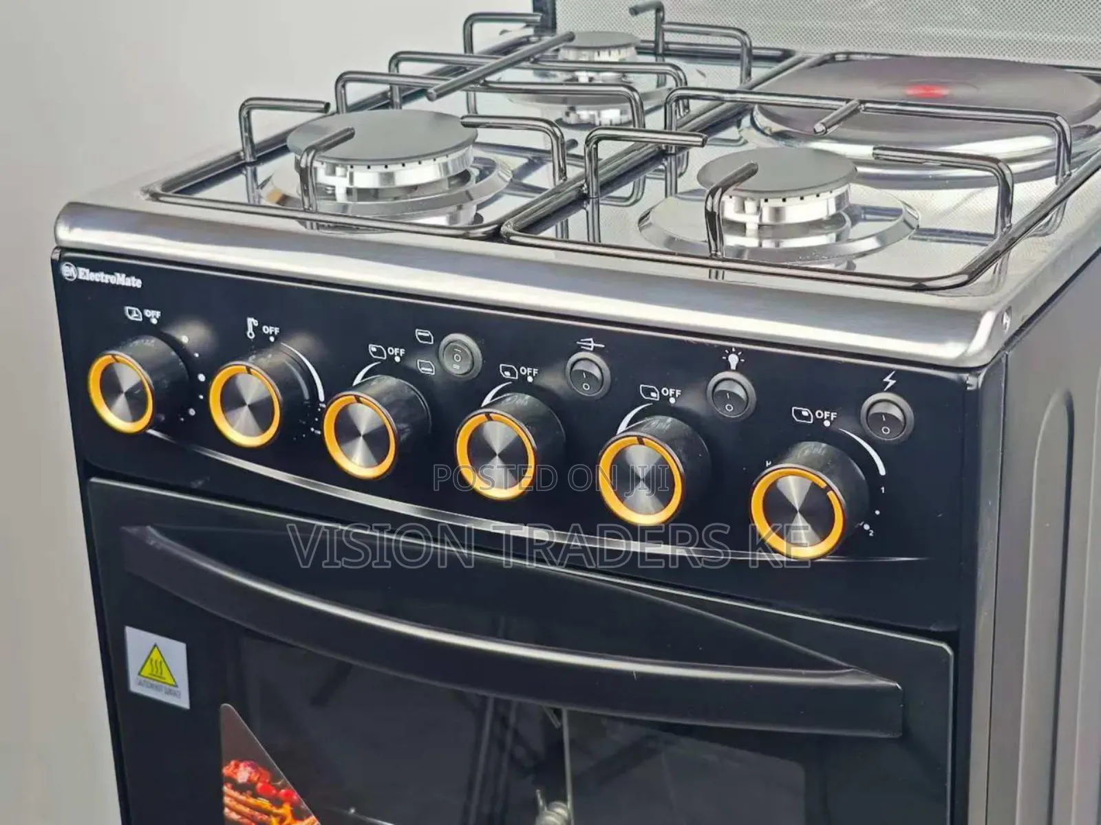 Electromate 50*55 3+1 Standing Cooker Electric Oven and Timer