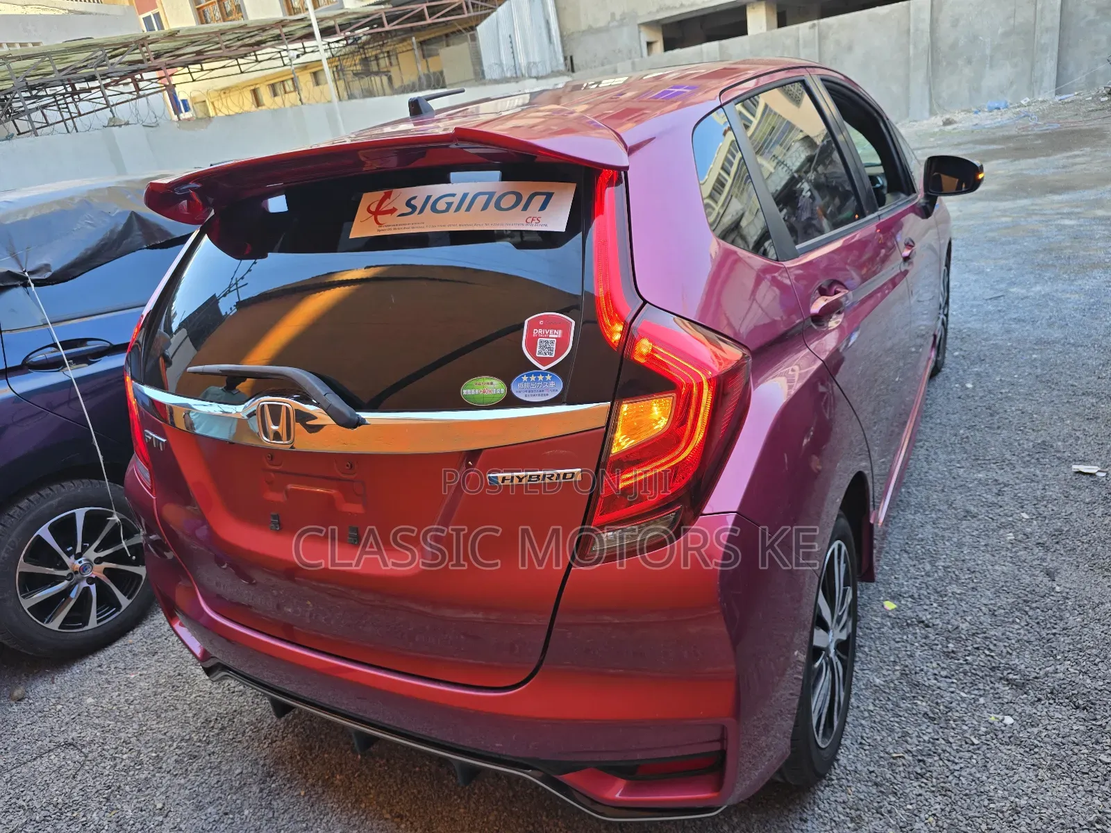 Honda Fit Sport 2019 Burgundy
