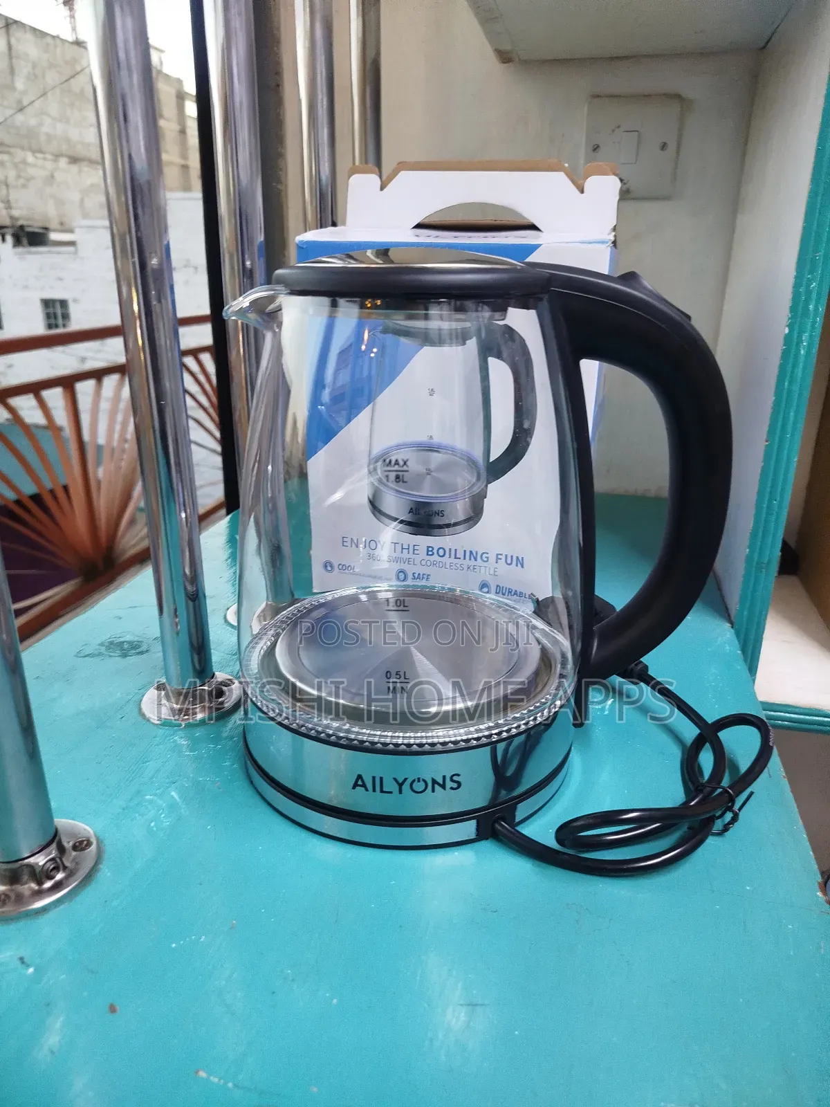 Ailyons Glass Electric Kettle 2.0l
