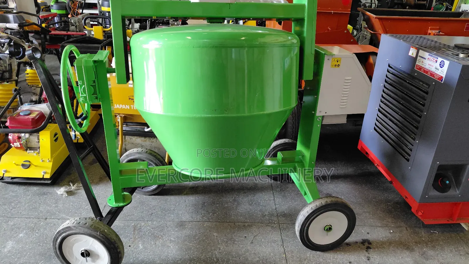 500litres Electric Concrete Mixer Machine Italian Technology.