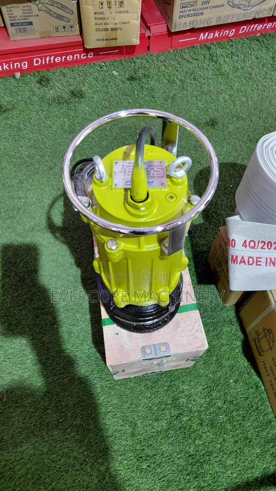 Commercial 3hp Electric Single Phase Submersible Pump Machine.