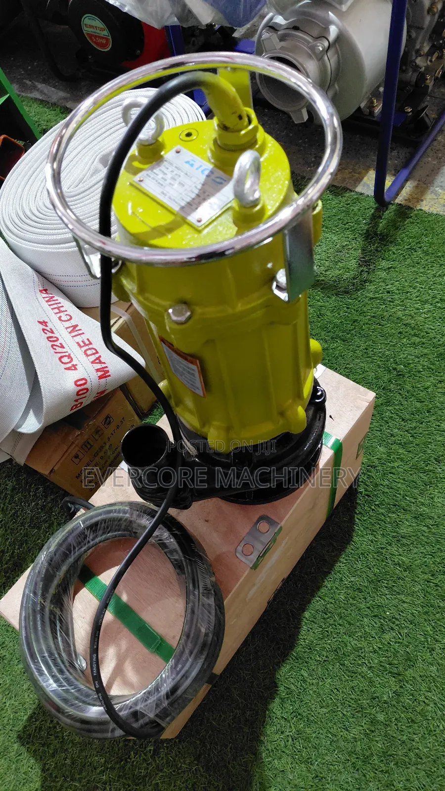 Commercial 3hp Electric Single Phase Submersible Pump Machine.