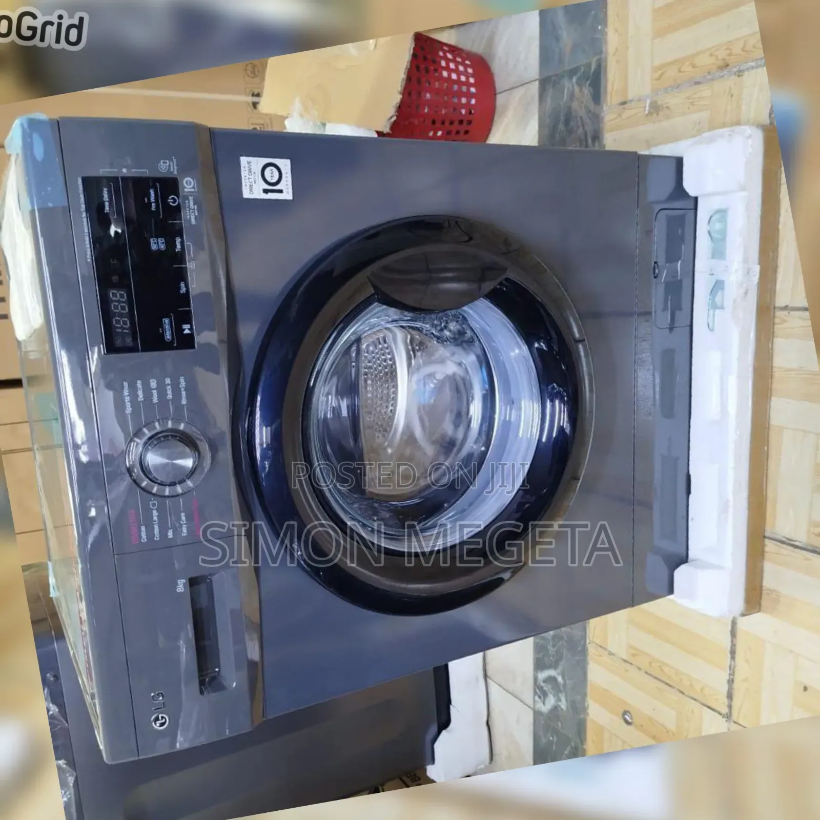 Available Lg 8 KGS Front Load Wash and Spin