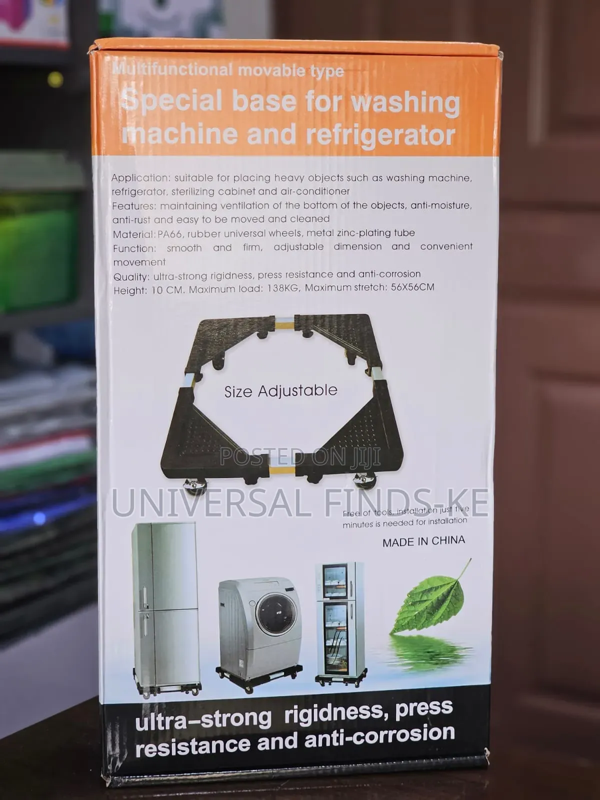 Adjustable , Moveable Fridge Washing Machine Cover