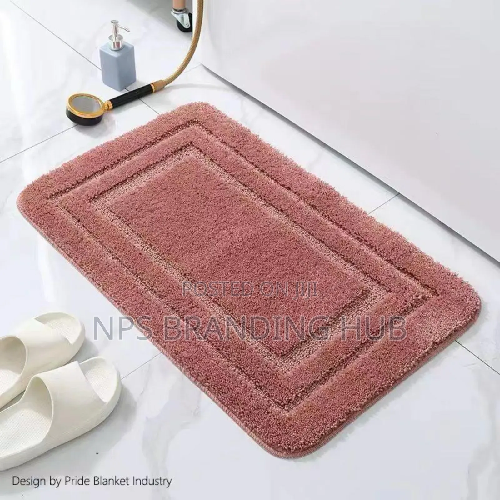Flocking Micro Fiber Bath/Door Mats Sizes: 50*80cm