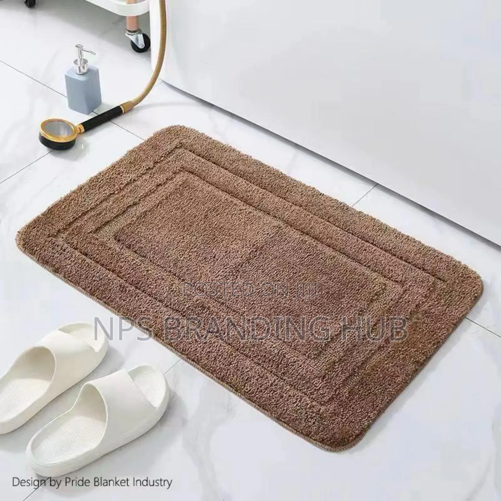Flocking Micro Fiber Bath/Door Mats Sizes: 50*80cm