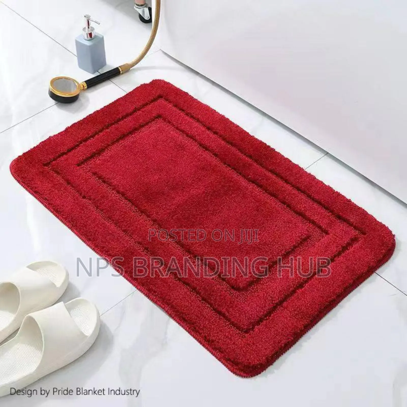 Flocking Micro Fiber Bath/Door Mats Sizes: 50*80cm