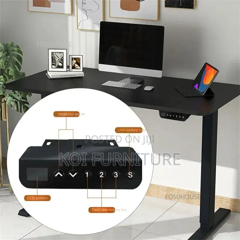 Office Desk; Flexible Ergonomic Height Adjustable Home Office Desk