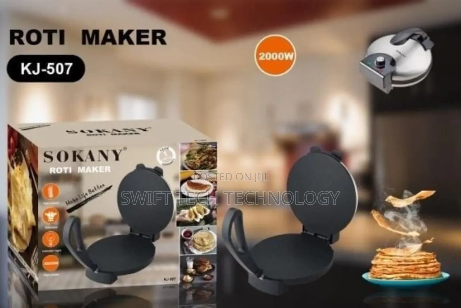 Chapati Maker Sokany Kj507
