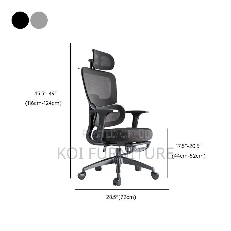 Office Chair; High Back Sturd Executive Orthopedic Office Seat