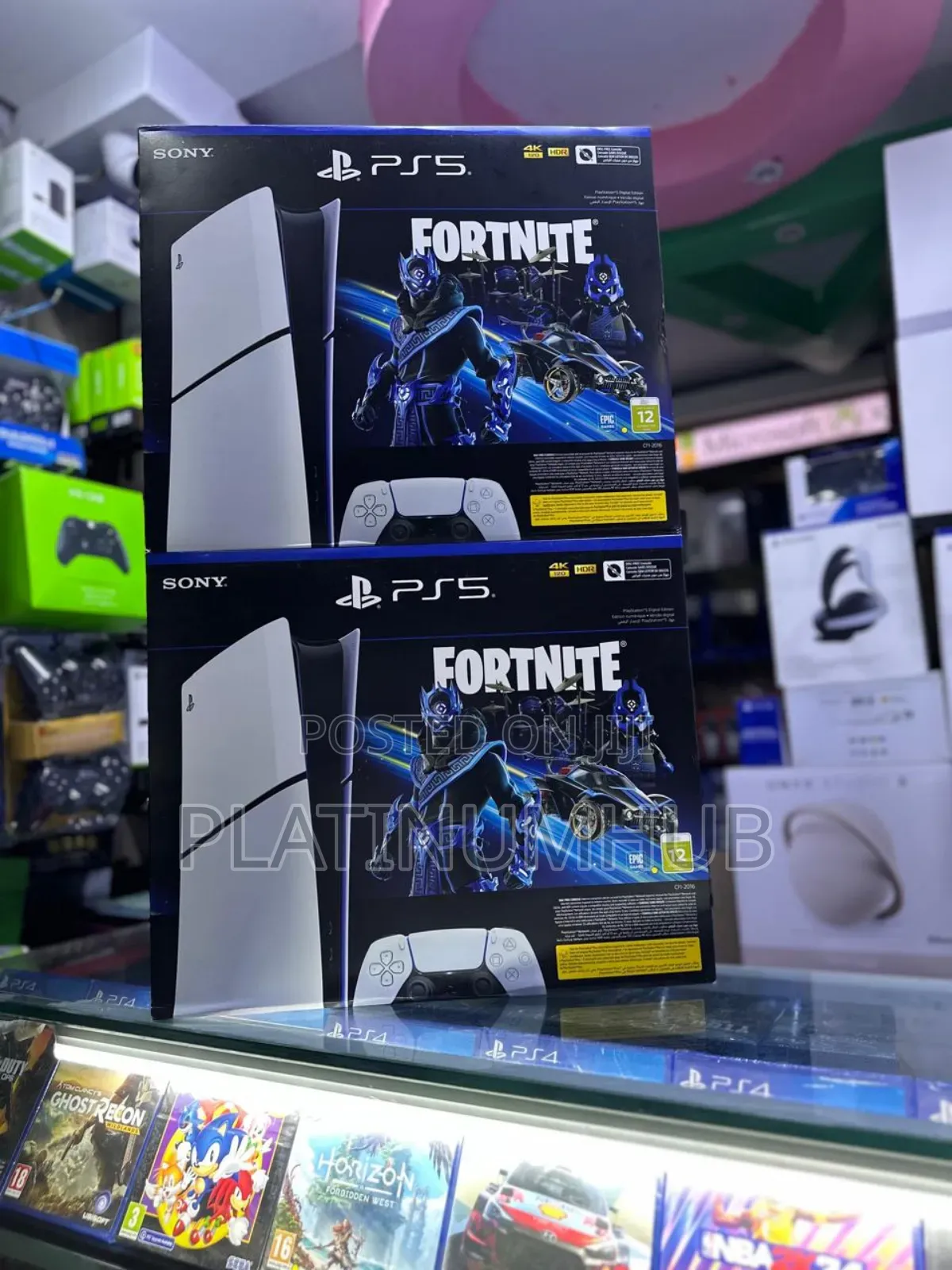 Ps5slim Digital Edition With Fortnite Bundle.