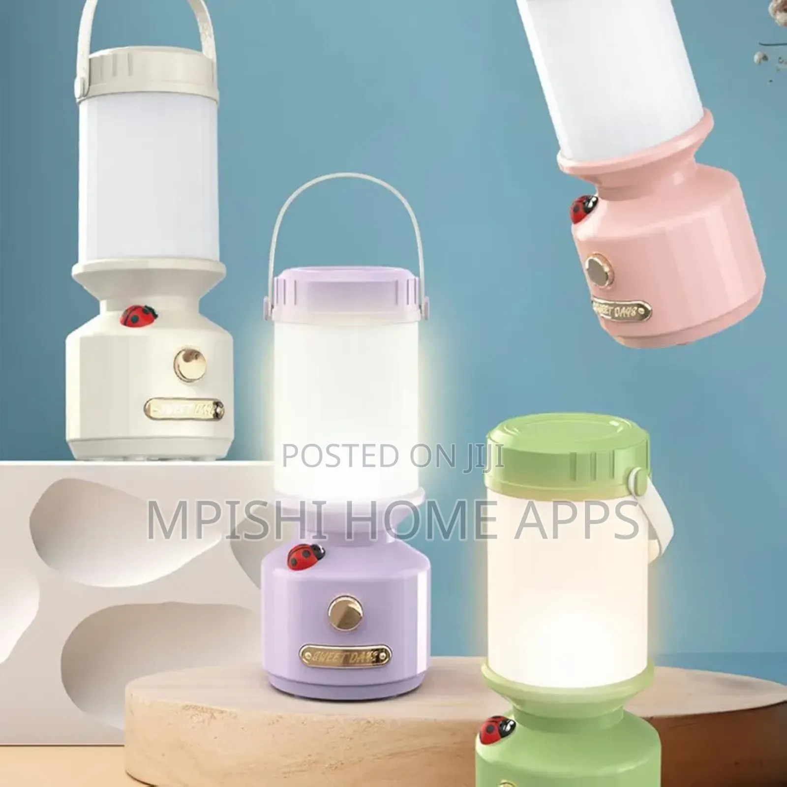 Rechargeable Ladybird Decorative Camping Lamp