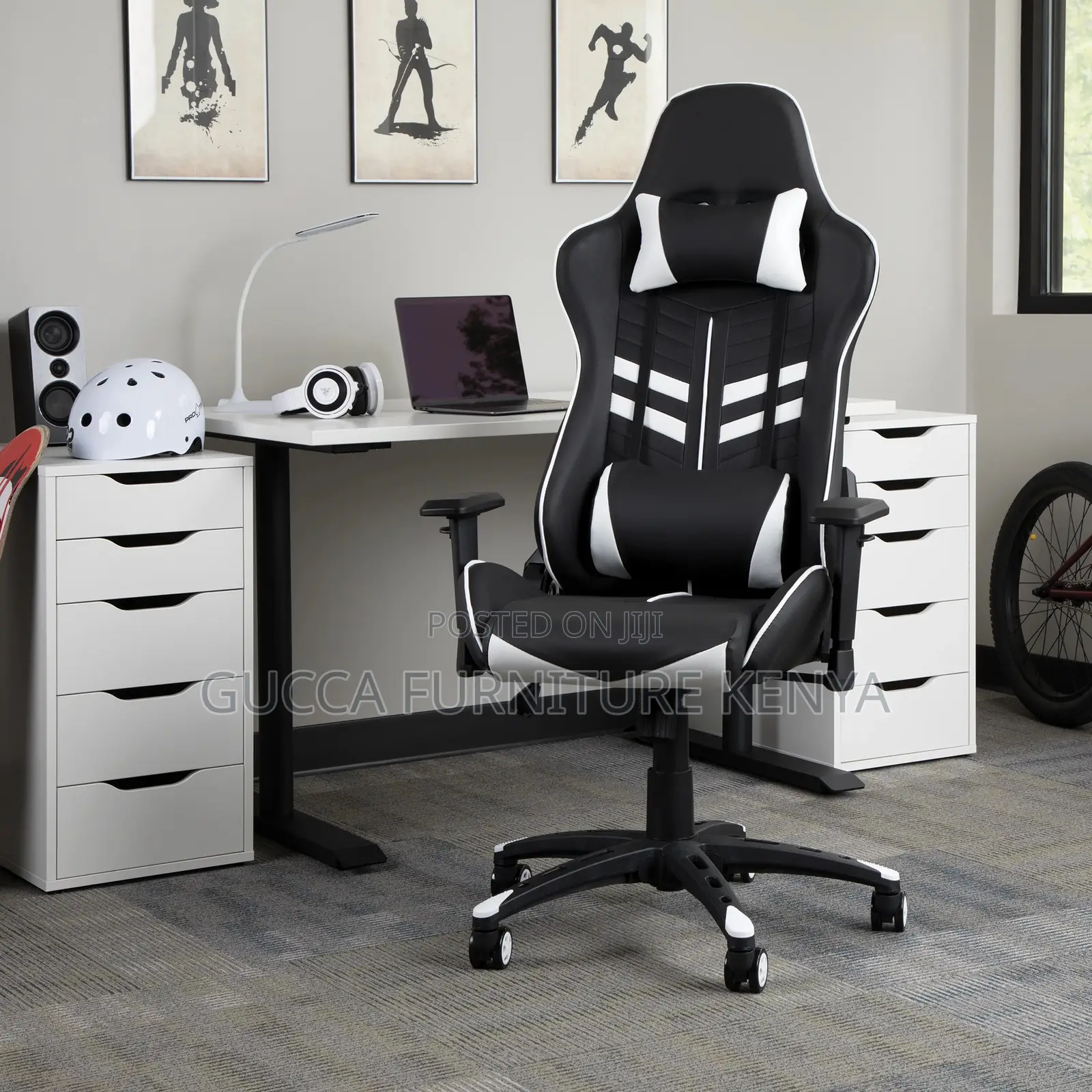 Imported Reclining Swivel Gaming Desk Chair