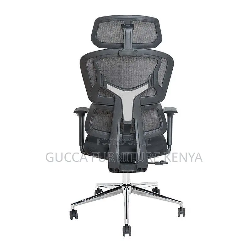 High-Back Mesh Orthopedic Office Chair With Lumber