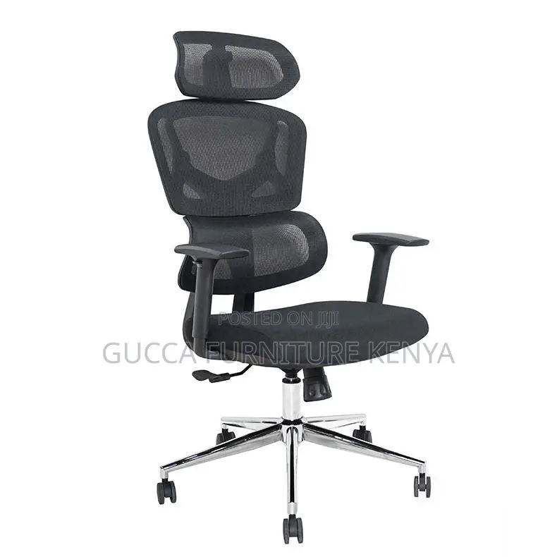 High-Back Mesh Orthopedic Office Chair With Lumber