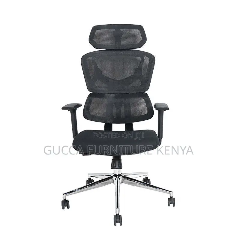 High-Back Mesh Orthopedic Office Chair With Lumber