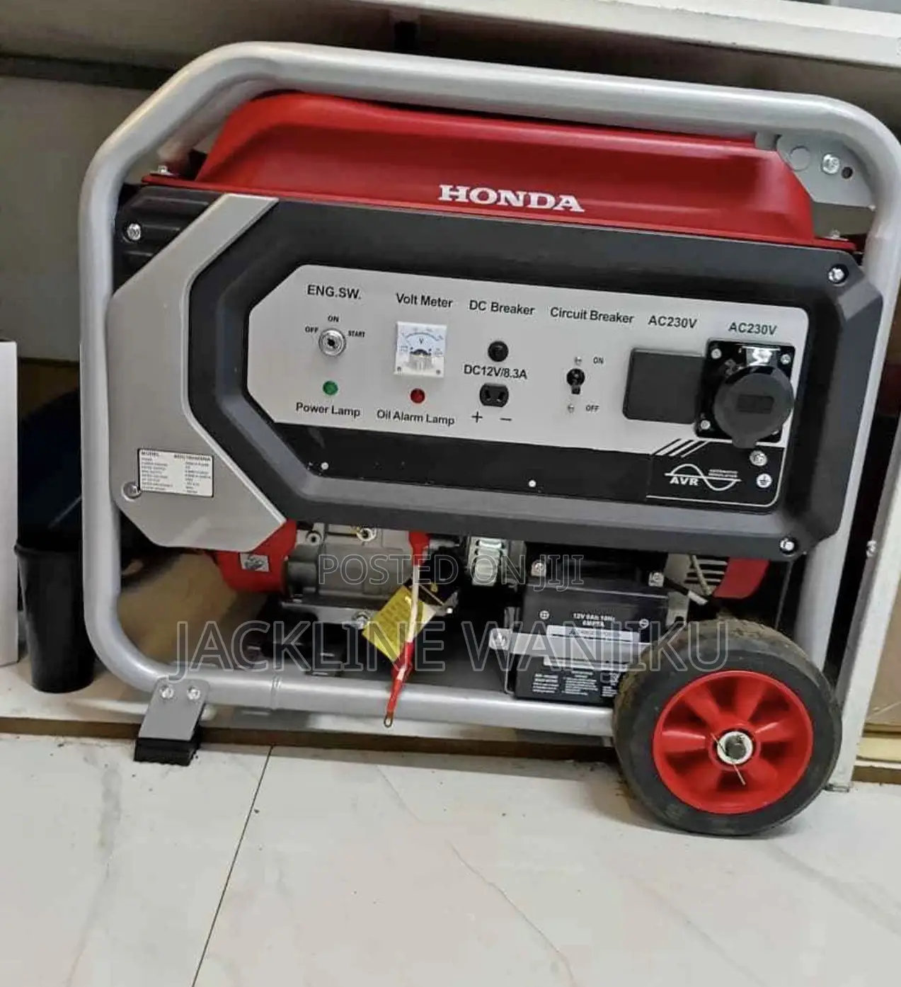7.5kva Brand New Honda Generator Key Start Petrol Powered
