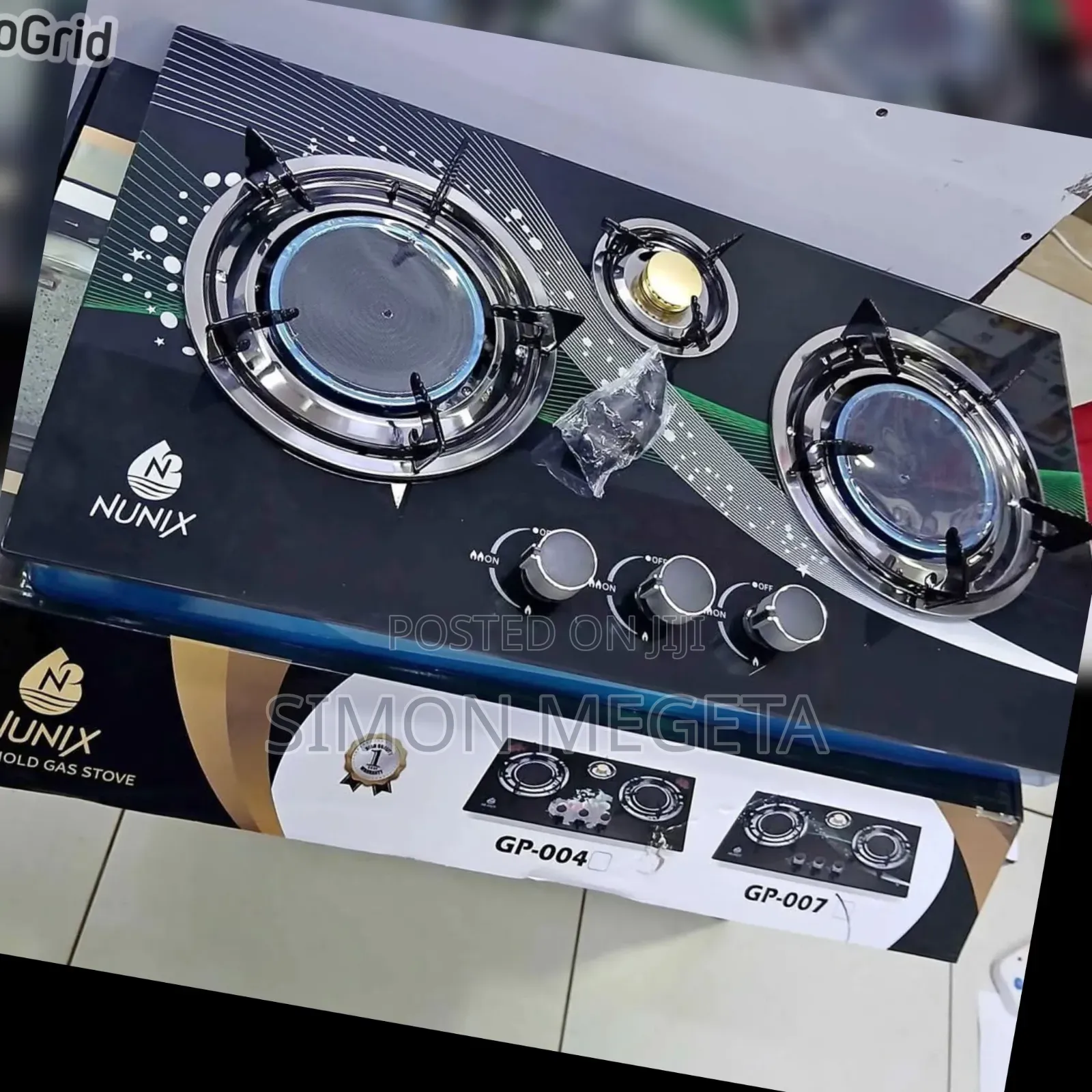 Available Nunix 3 Burner Infrared Cooker