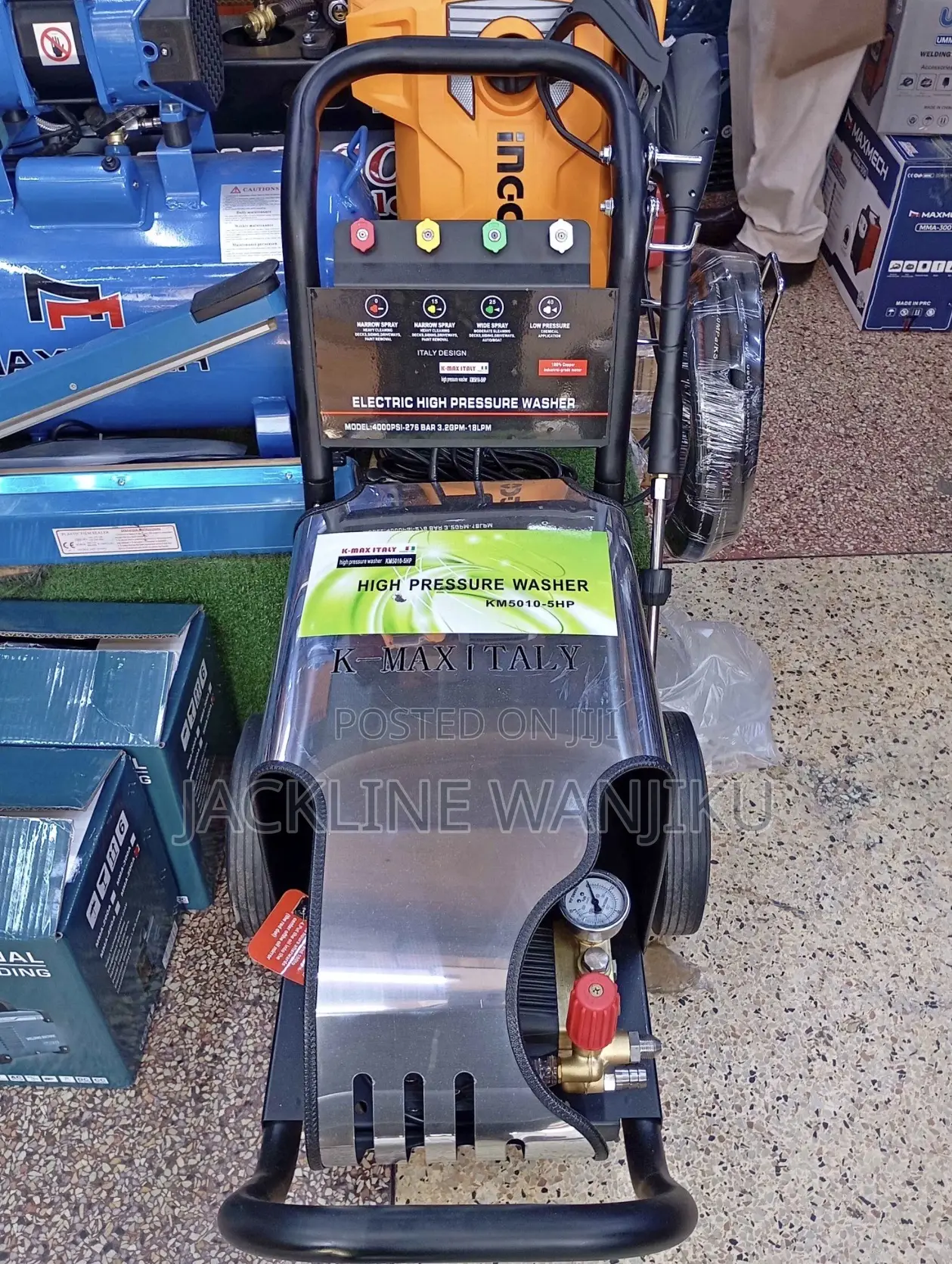 K Max High Pressure Washer Machine 4000psi/ Electric Carwash Machine