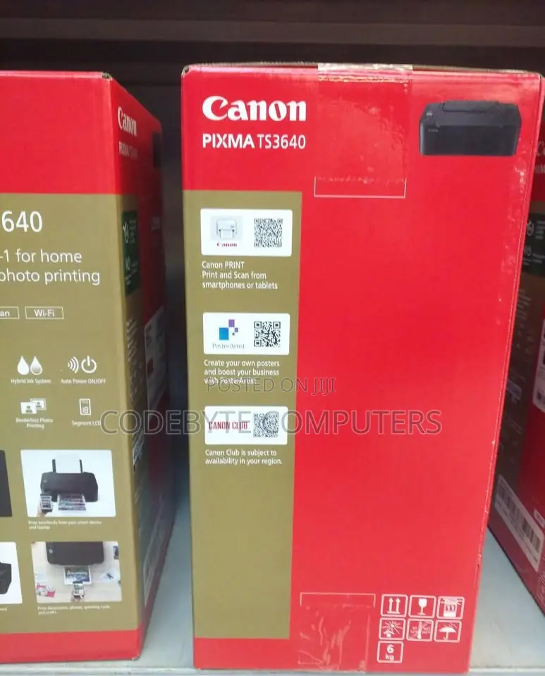 Canon Pixma Ts3640 All-in-One Home Printer