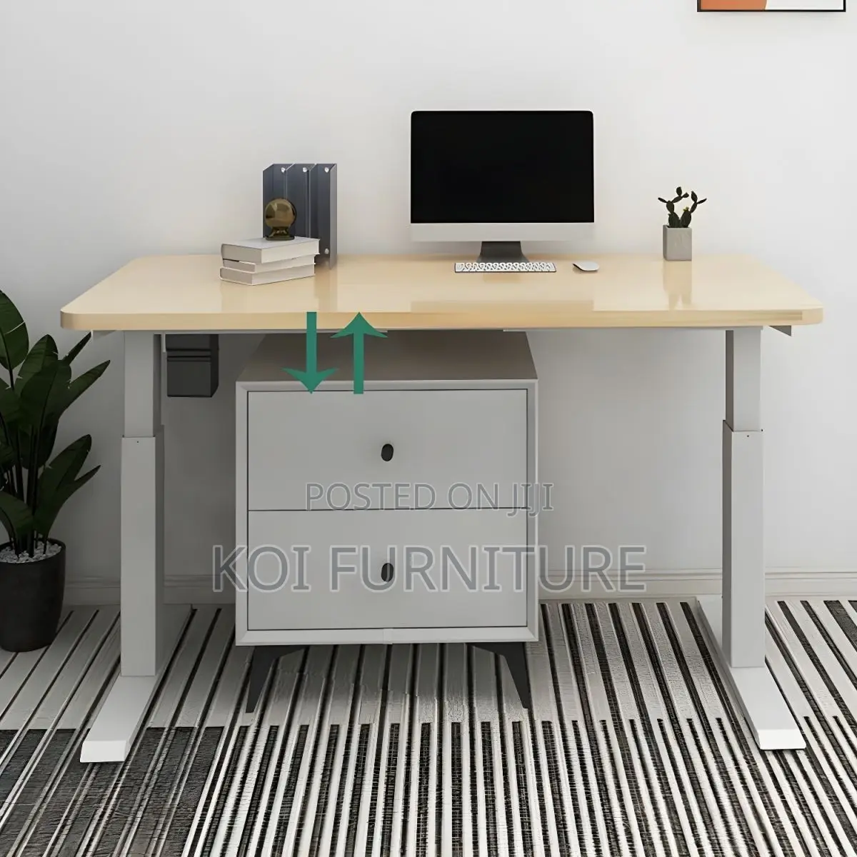 Office Desk; Ergonomic Design 120cm Adjustable Desk