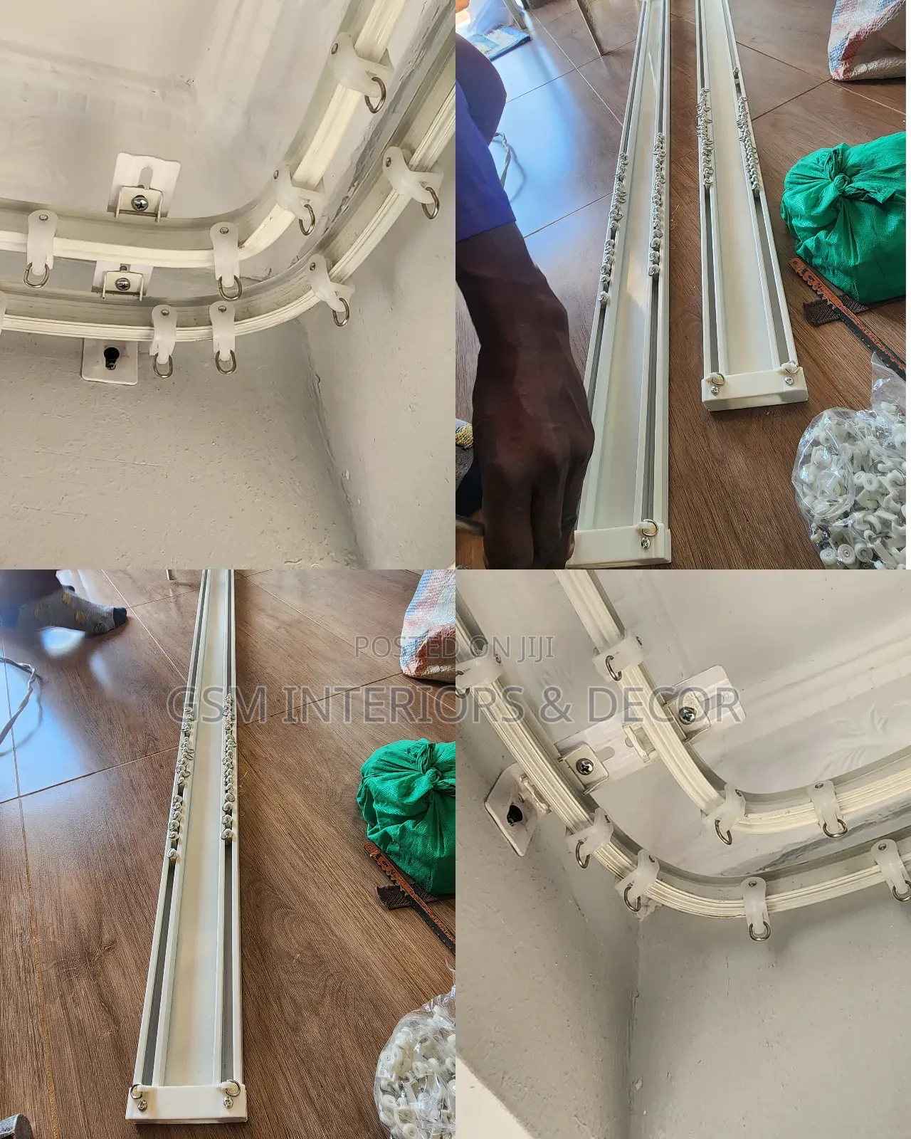 Aluminium Curtain Rails for Modern Living Rooms